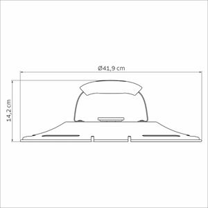 Tampa para Churrasqueira TCP-400 em Aço Carbono Esmaltado - 26500065 - Tramontina