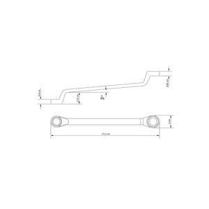 Chave Estrela com Corpo Cromado 12X13MM - 42026104 - Tramontina