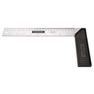 Esquadro em Aço Temperado com Cabo Injetado 25CM - 43170010 - Tramontina
