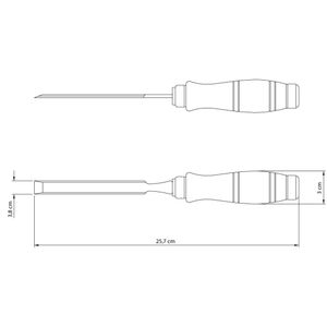 Formão Chanfrado 1,1/2" - 43330/109 - Tramontina