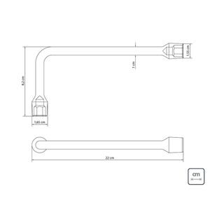 Chave Biela com Corpo Forjado em Aço Especial Cromado 10MM - 42805110 - Tramontina