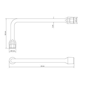 Chave Biela em Aço Especial Cromado 11MM - 42805111 - Tramontina