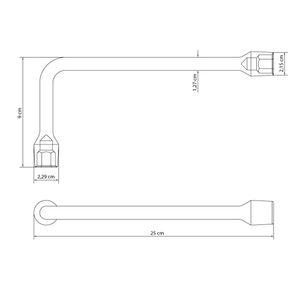 Chave Biela em Aço Especial Cromado 15MM - 42805115 - Tramontina