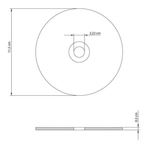 Disco de Corte para Pedras4.1/2" - 42593004 - Tramontina