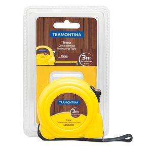 Trena com Fita de Aço 3M - 43166303 - Tramontina