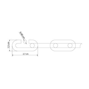 Corrente Soldada e Zincada 4,0MM - 42570040 - Tramontina