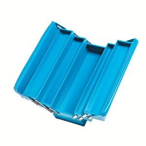 Caixa de Ferramentas Sanfonada com 5 Gavetas e Alças Fixas Azul - 43800005 - Tramontina