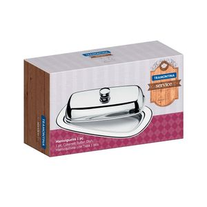 Manteigueira em Aço Inox Retangular com Tampa Service - 61424000 - Tramontina