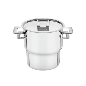 Cuscuzeira Brava em Aço Inox com Alças e Tampa 14CM 2,1L - 62419140 - Tramontina