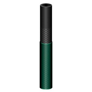Mangueira Flexível para Jardim com Engates Rosqueados Esguicho e Suporte Mural Verde 15M - 79322150 - Tramontina