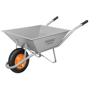 Carrinho de Mão Extra Forte em Aço Carbono Cinza até 120KG 65L - 77714435 - Tramontina