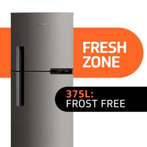 Geladeira Frost Free Duplex com Compartimento Extrafrio Fresh Zone Inox 375L 220V - BRM44HK - Brastemp