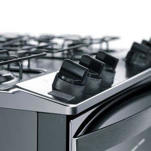 Fogão Brastemp 5 Bocas BFS5ECR Turbo Chama Inox Bivolt