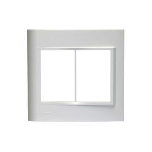 Placa 4X4 Siemens 6 Módulos Branco Vivace