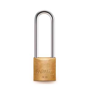 Cadeado com Haste Longa Papaiz 35 / 50 MM Cromado