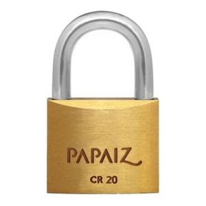 Cadeado em Latão Papaiz 20 MM Cromado