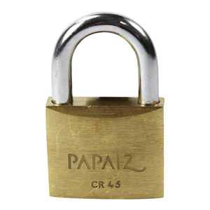 Cadeado em Latão Papaiz 45 MM Cromado