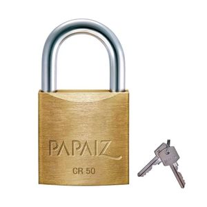 Cadeado em Latão Papaiz 50 MM Cromado