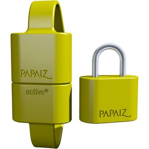 Cadeado Pequeno Papaiz Active Pulso Amarelo