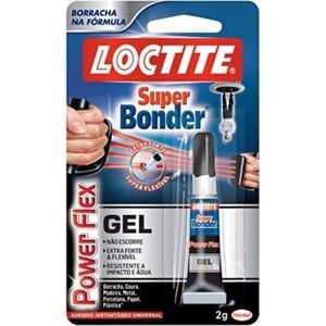 Cola Super Bonder Power Flex Henkel Loctite 2g