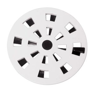 Grelha com Anti-Inseto Rotativo para Ralo Branco - 9,7CM - GRB1 - Astra