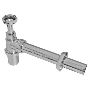 Sifão Rígido com Copo Cromado - 1,1/2X40MM - SC5 - Astra