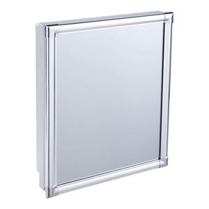 Armário Plástico de Sobrepor e Embutir Cinza 36X45X10CM - A43 - Astra