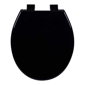 Assento com Soft Close Convencional Preto - TOVSC - Astra