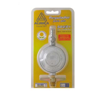 Regulador de Gás Aliança com Mangueira 504/1