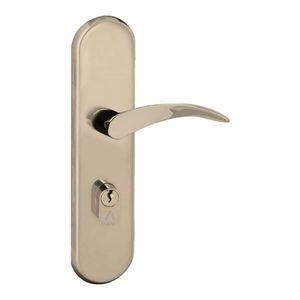 Fechadura Externa com Espelho Onda Cromado - EXT 4121 CR - Aliança