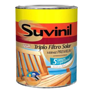 Verniz para Madeira Brilhante Premium Tripla Proteção Natural 0,9L - Suvinil
