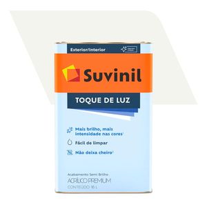 Tinta Acrílica Semibrilho Premium Toque de Luz Branco Neve 18L - Suvinil