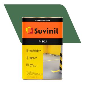 Tinta Acrílica para Piso Fosco Premium Pisos Verde 18L - Suvinil