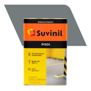 Tinta Acrílica para Piso Fosco Premium Pisos Cinza 18L - Suvinil
