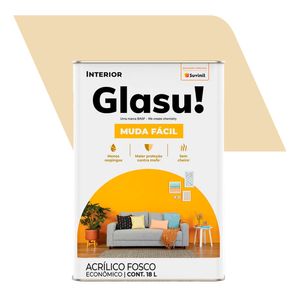 Tinta Acrílica Fosco Econômico Muda Fácil Marfim 18L - Glasurit - Suvinil