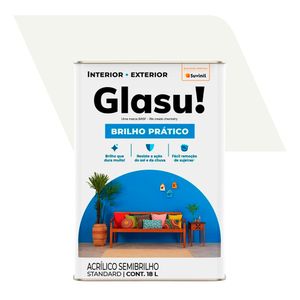Tinta Acrílica Semibrilho Standard Brilho Prático Branco Neve 18L - Glasurit - Suvinil