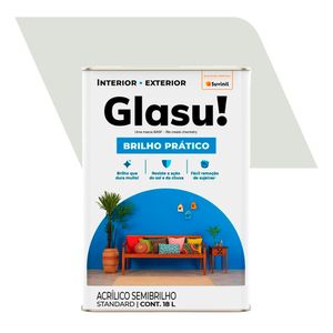 Tinta Acrílica Semibrilho Standard Brilho Prático Branco Gelo 18L - Glasurit - Suvinil