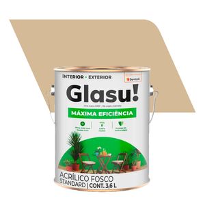 Tinta Acrílica Fosco Standard Máxima Eficiência Camurça 3,6L - Glasurit - Suvinil