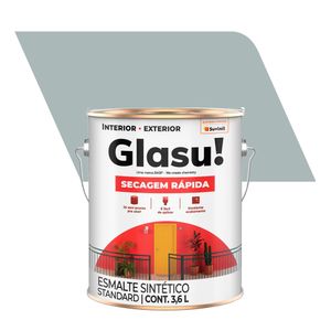 Tinta Esmalte Sintético Brilhante Standard Secagem Rápida Platina 3,6L - Glasurit - Suvinil