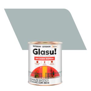 Tinta Esmalte Sintético Brilhante Standard Secagem Rápida Platina 0,9L - Glasurit - Suvinil