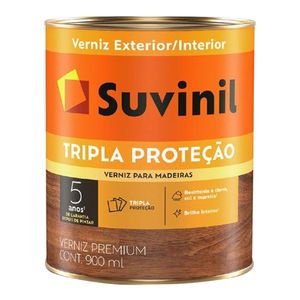 Verniz para Madeira Brilhante Premium Tripla Proteção Mogno 0,9L - Suvinil
