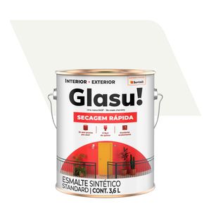 Tinta Esmalte Sintético Brilhante Standard Secagem Rápida Branco Neve 3,6L - Glasurit - Suvinil