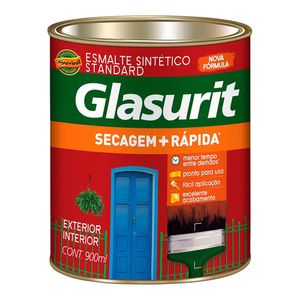 Tinta Esmalte Sintético Brilhante Standard Secagem Rápida Branco Neve 0,9L - Glasurit - Suvinil