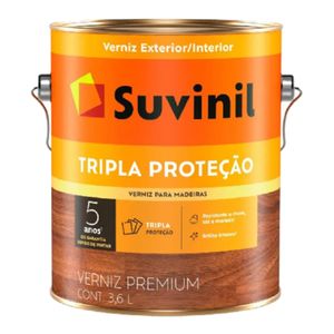Verniz para Madeira Brilhante Premium Tripla Proteção Imbuia 3,6L - Suvinil