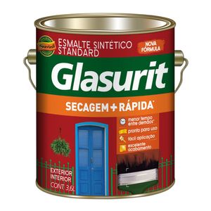 Tinta Esmalte Sintético Brilhante Standard Secagem Rápida Branco Neve 3,6L - Glasurit - Suvinil
