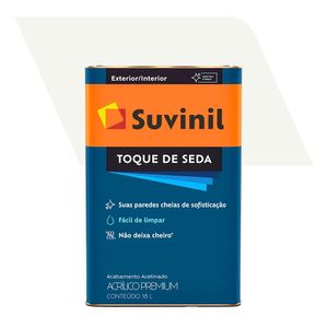 Tinta Acrílica Acetinado Premium Toque de Seda Branco Neve 18L - Suvinil