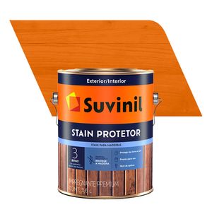 Verniz para Madeira Acetinado Premium Stain Protetor Natural 3,6L - Suvinil