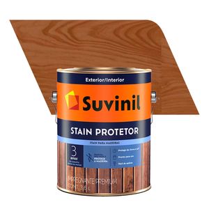 Verniz para Madeira Acetinado Premium Stain Protetor Imbuia 3,6L - Suvinil