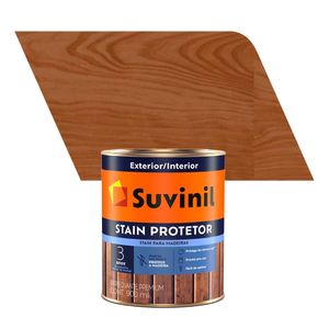 Verniz para Madeira Acetinado Premium Stain Protetor Imbuia 0,9L - Suvinil