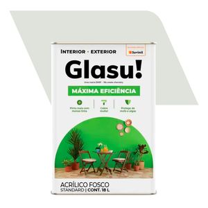 Tinta Acrílica Fosco Standard Máxima Eficiência Branco Gelo 18L - Glasurit - Suvinil